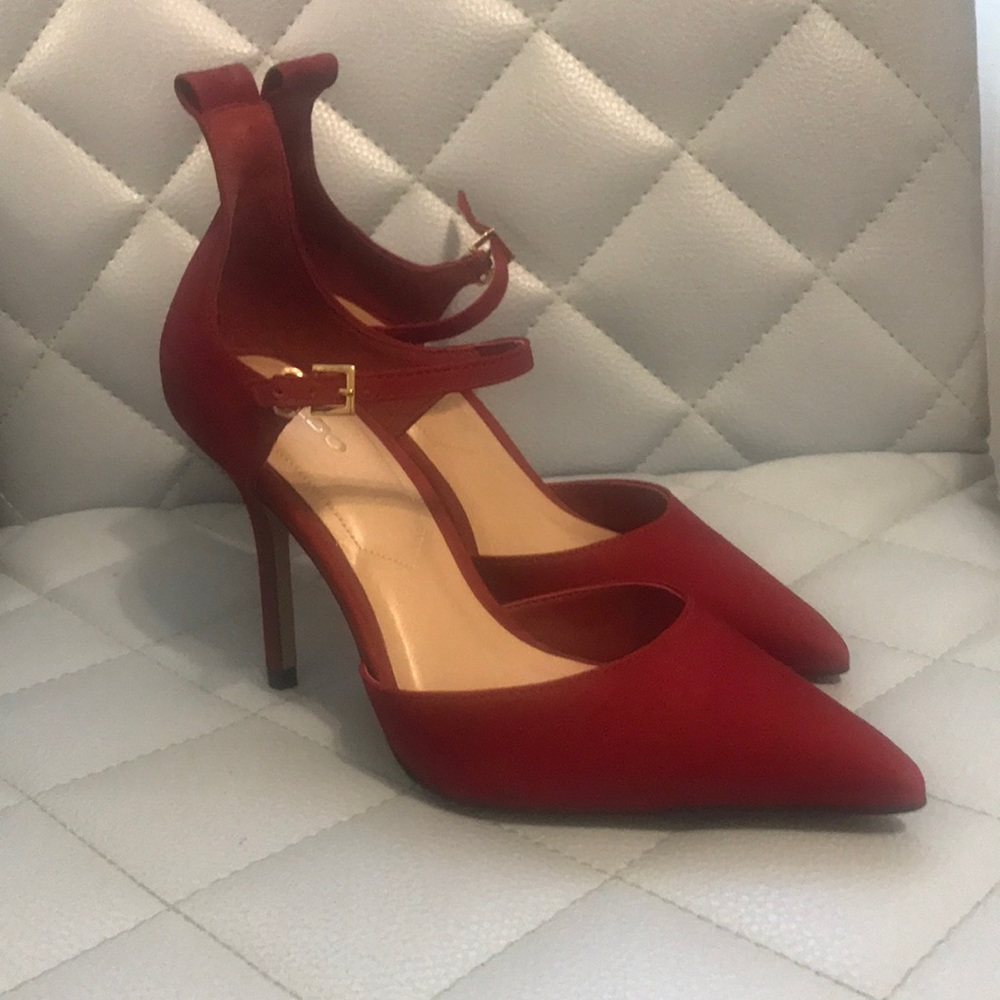 Dark Red ALDO Heels . Size 6 for Women